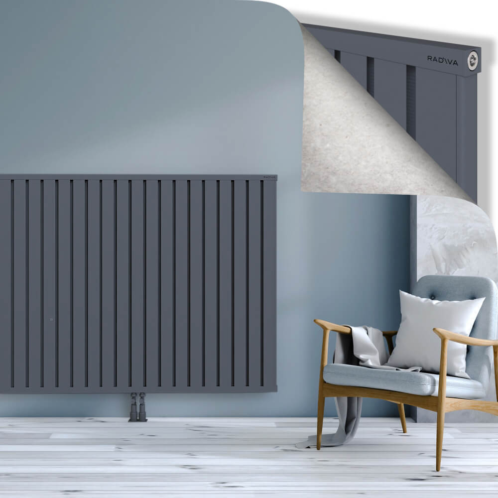 Obi Dekoratif Alüminyum Radyatör 1200x1844 Antrasit - 2