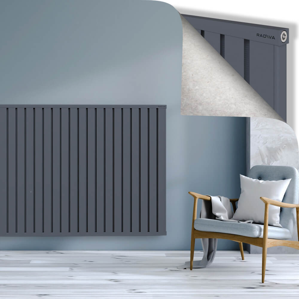 Obi Dekoratif Alüminyum Radyatör 1200x2084 Antrasit - 4