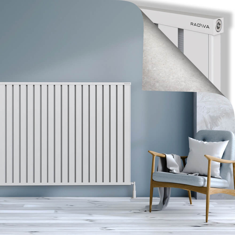 Obi Dekoratif Alüminyum Radyatör 1200x2804 Beyaz 
