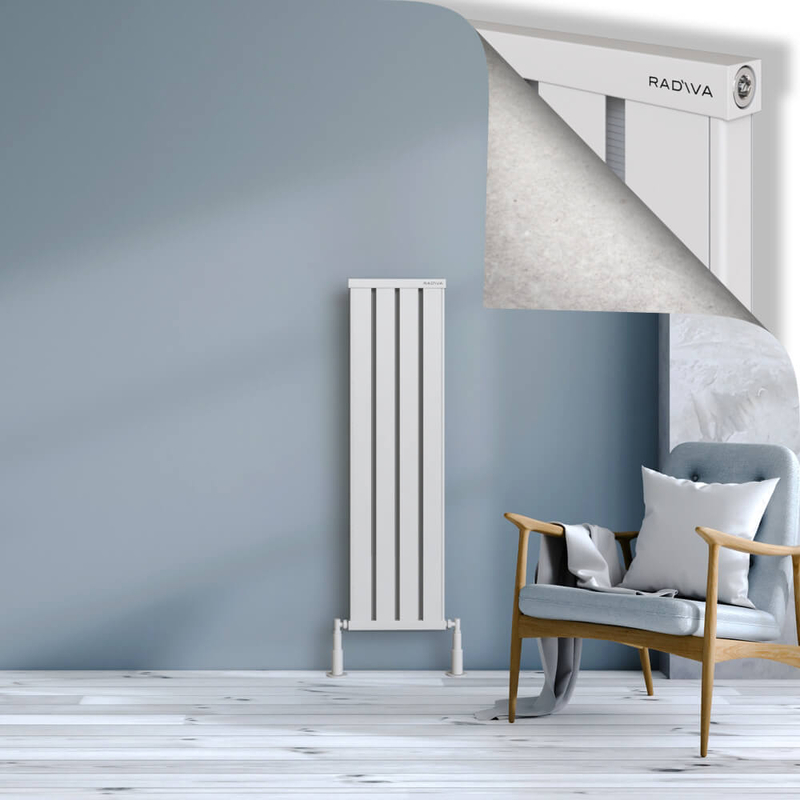 Obi Dekoratif Alüminyum Radyatör 1200x324 Beyaz 
