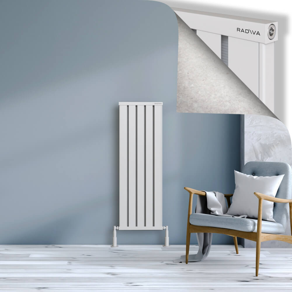 Obi Dekoratif Alüminyum Radyatör 1200x404 Beyaz - 1