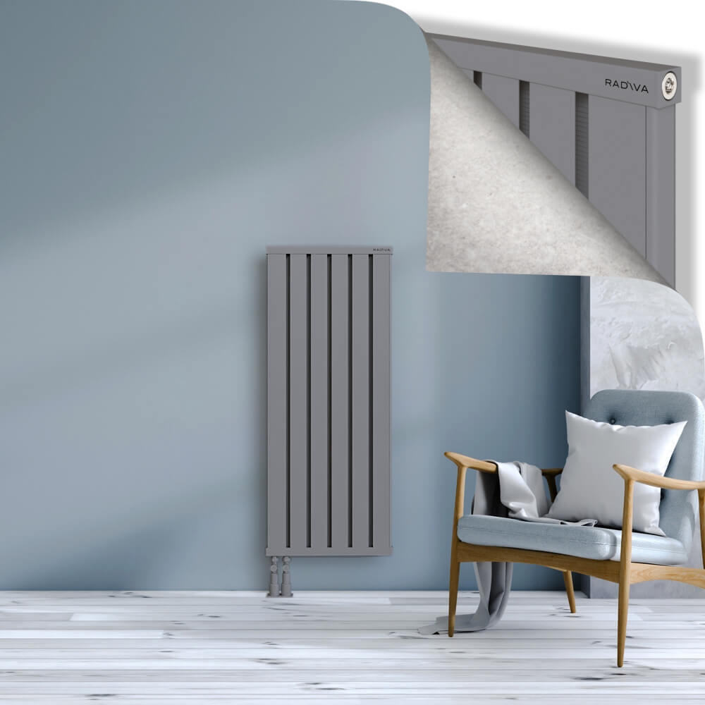 Obi Dekoratif Alüminyum Radyatör 1200x484 Gri - 4