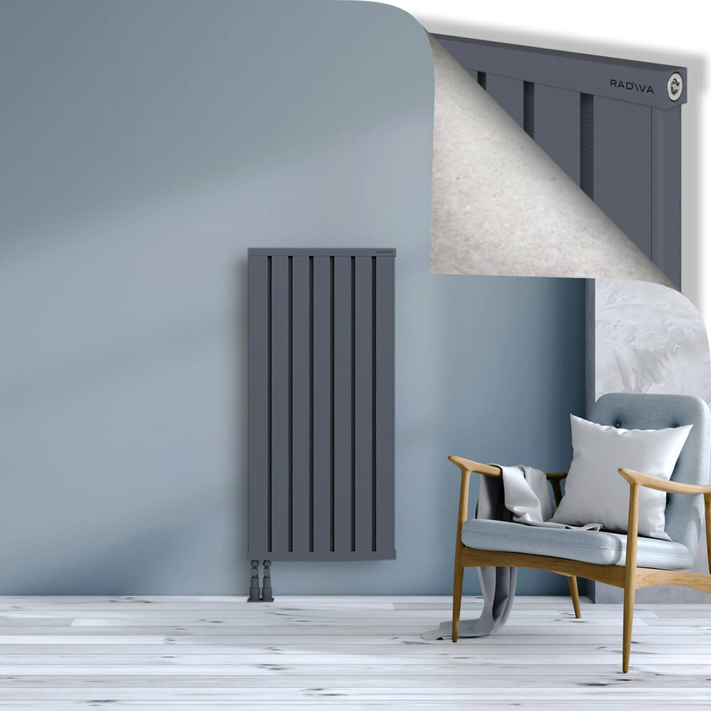 Obi Dekoratif Alüminyum Radyatör 1200x564 Antrasit - 4