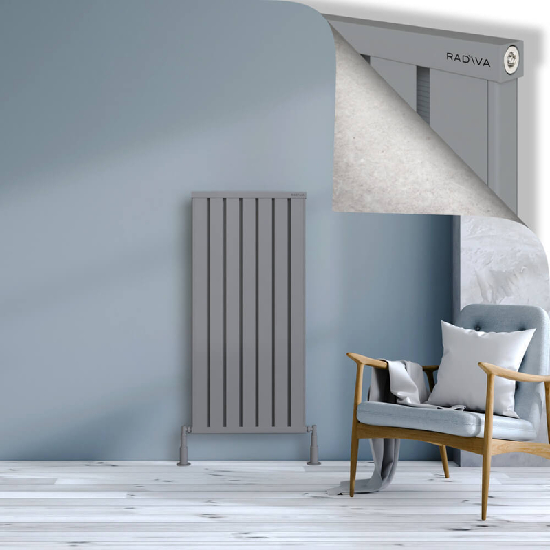 Obi Dekoratif Alüminyum Radyatör 1200x564 Gri