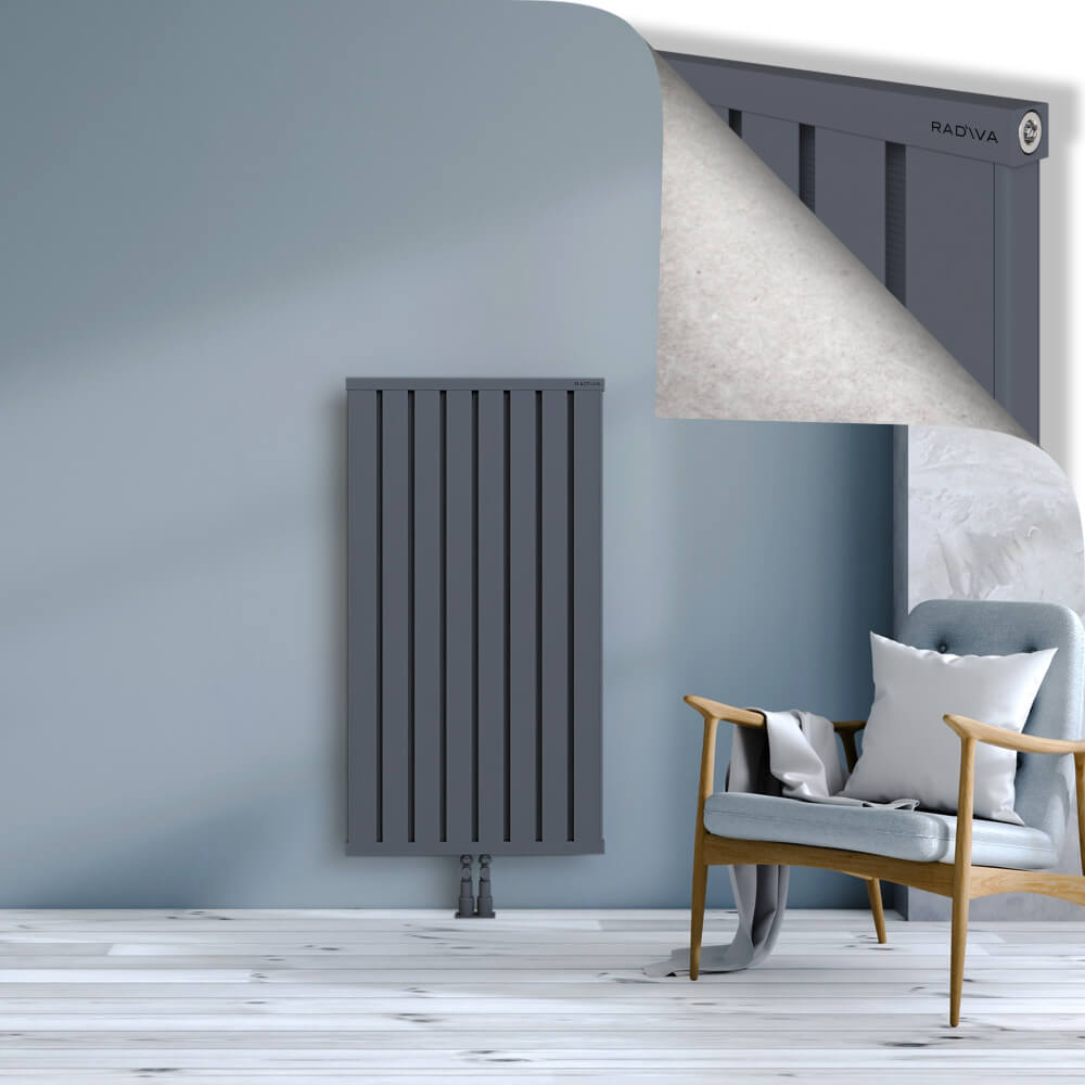 Obi Dekoratif Alüminyum Radyatör 1200x644 Antrasit - 2