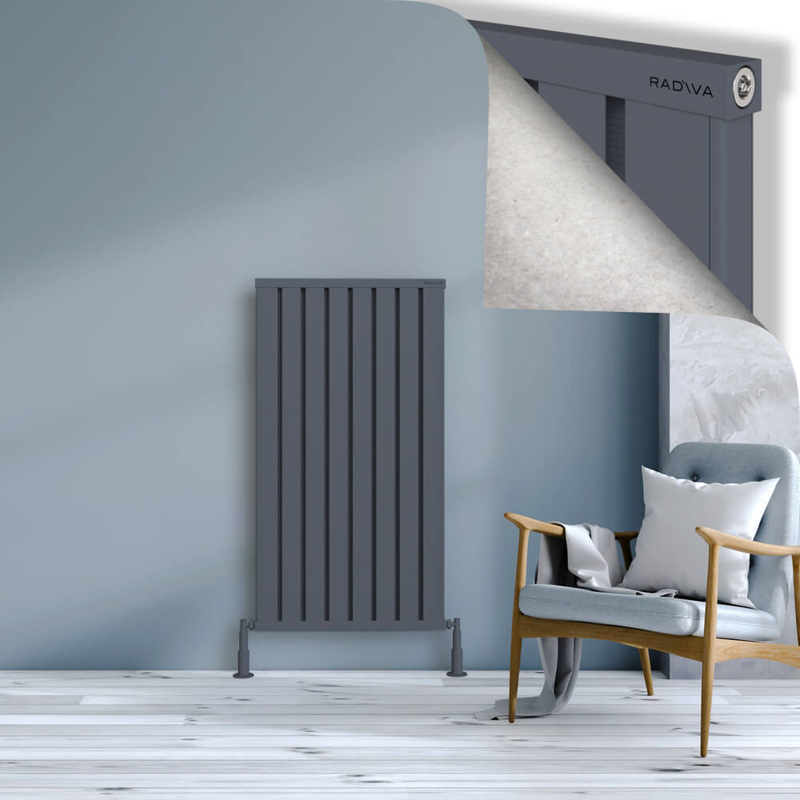 Obi Dekoratif Alüminyum Radyatör 1200x644 Antrasit