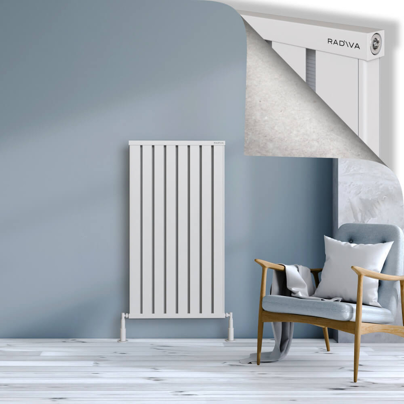 Obi Dekoratif Alüminyum Radyatör 1200x644 Beyaz