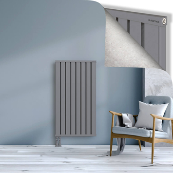 Obi Dekoratif Alüminyum Radyatör 1200x644 Gri Alt Sol 50mm