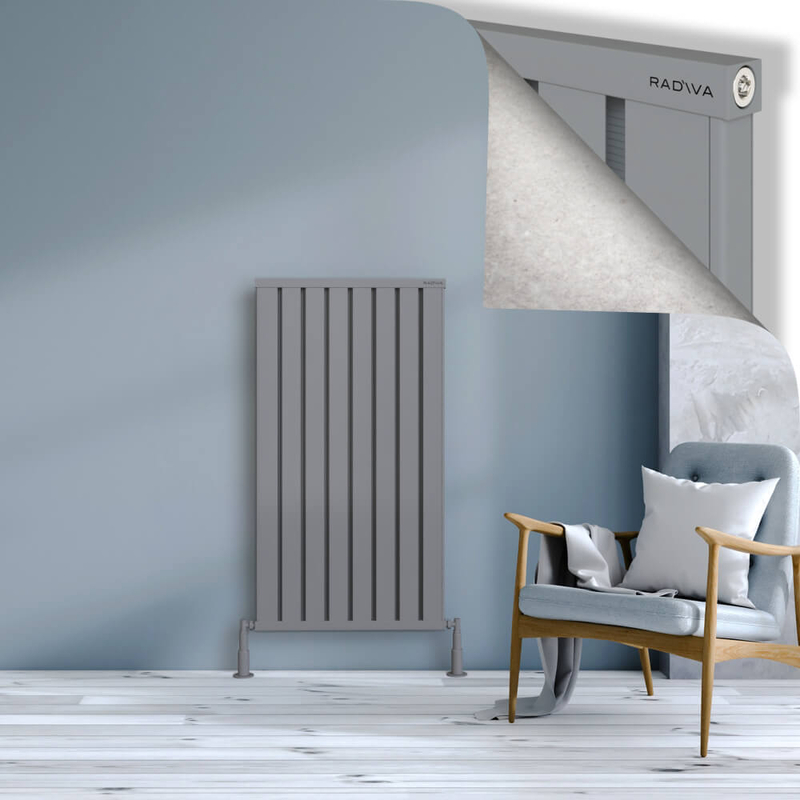 Obi Dekoratif Alüminyum Radyatör 1200x644 Gri
