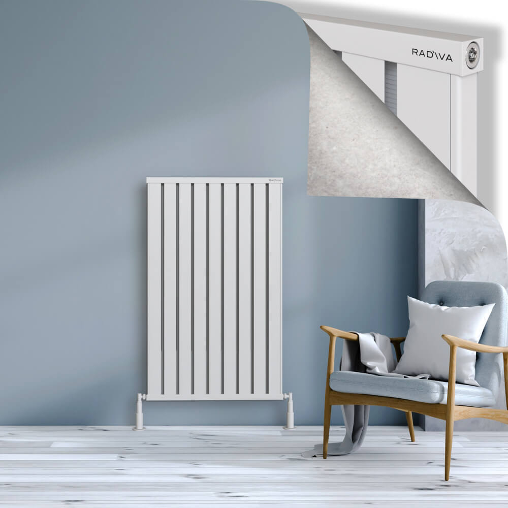 Obi Dekoratif Alüminyum Radyatör 1200x724 Beyaz - 1