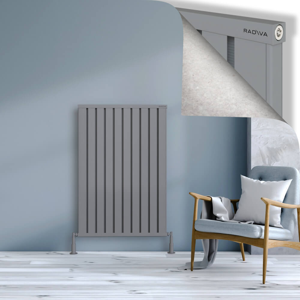 Obi Dekoratif Alüminyum Radyatör 1200x804 Gri - 1