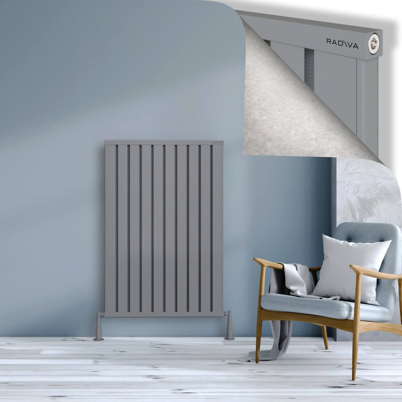 Obi Dekoratif Alüminyum Radyatör 1200x804 Gri 