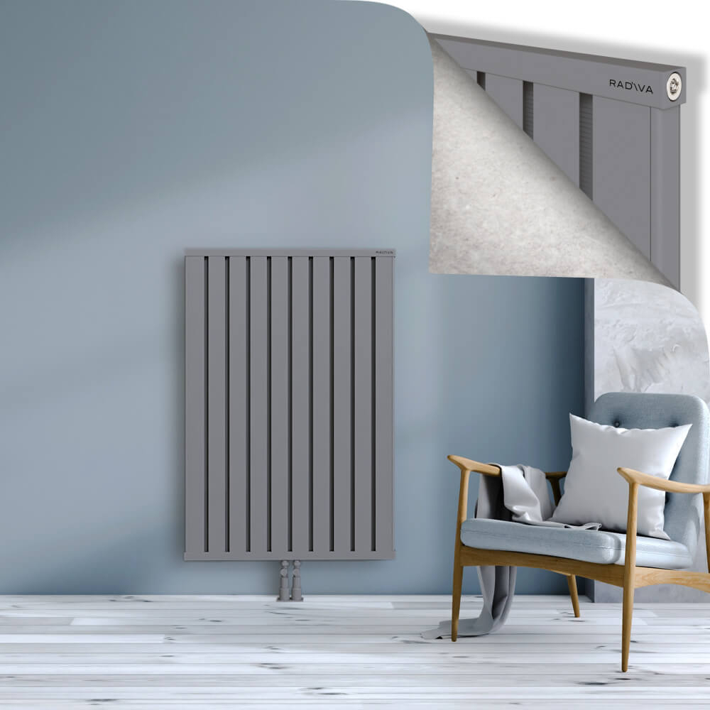 Obi Dekoratif Alüminyum Radyatör 1200x804 Gri - 2