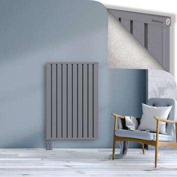 Obi Dekoratif Alüminyum Radyatör 1200x804 Gri Alt Sol 50mm