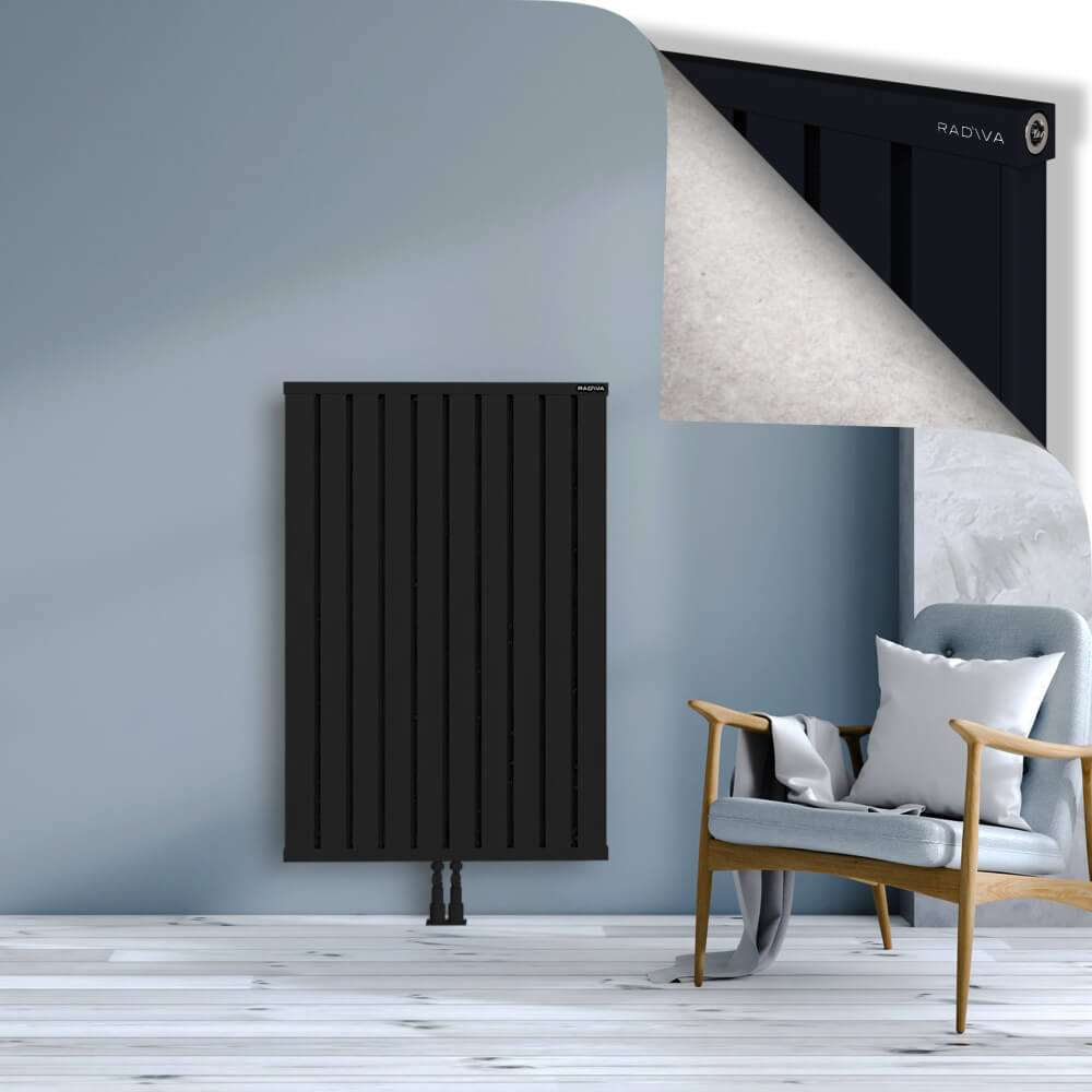 Obi Dekoratif Alüminyum Radyatör 1200x804 Siyah - 2