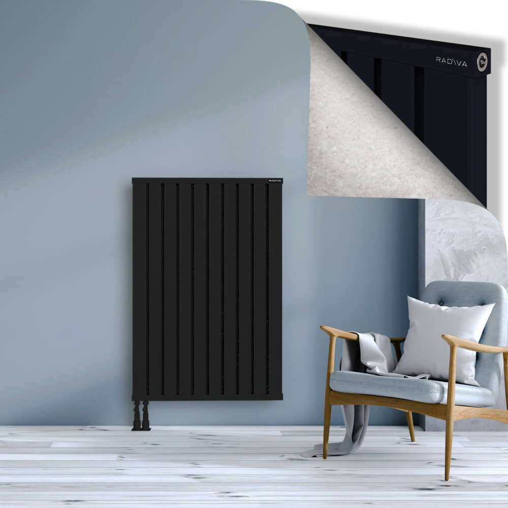Obi Dekoratif Alüminyum Radyatör 1200x804 Siyah - 4