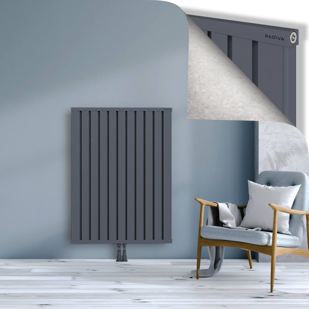 Obi Dekoratif Alüminyum Radyatör 1200x884 Antrasit - 2