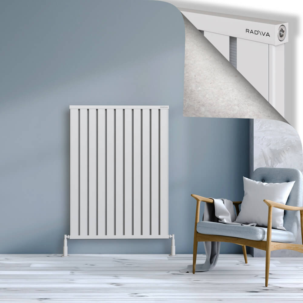 Obi Dekoratif Alüminyum Radyatör 1200x884 Beyaz - 1
