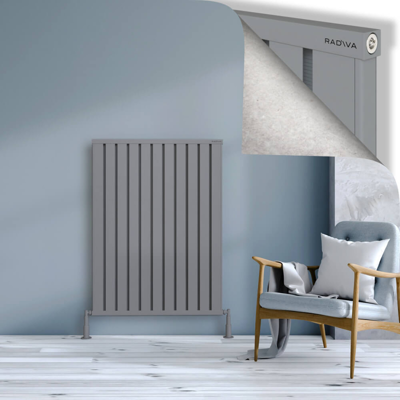 Obi Dekoratif Alüminyum Radyatör 1200x884 Gri