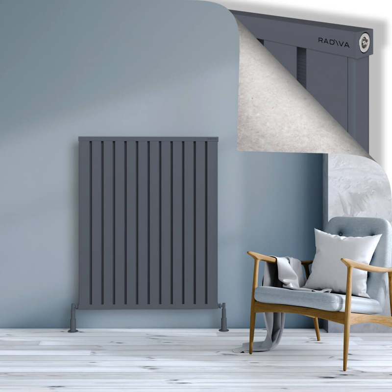 Obi Dekoratif Alüminyum Radyatör 1200x964 Antrasit