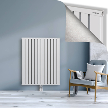 Obi Dekoratif Alüminyum Radyatör 1200x964 Beyaz Alt Orta 50mm