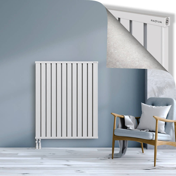 Obi Dekoratif Alüminyum Radyatör 1200x964 Beyaz Alt Sol 50mm