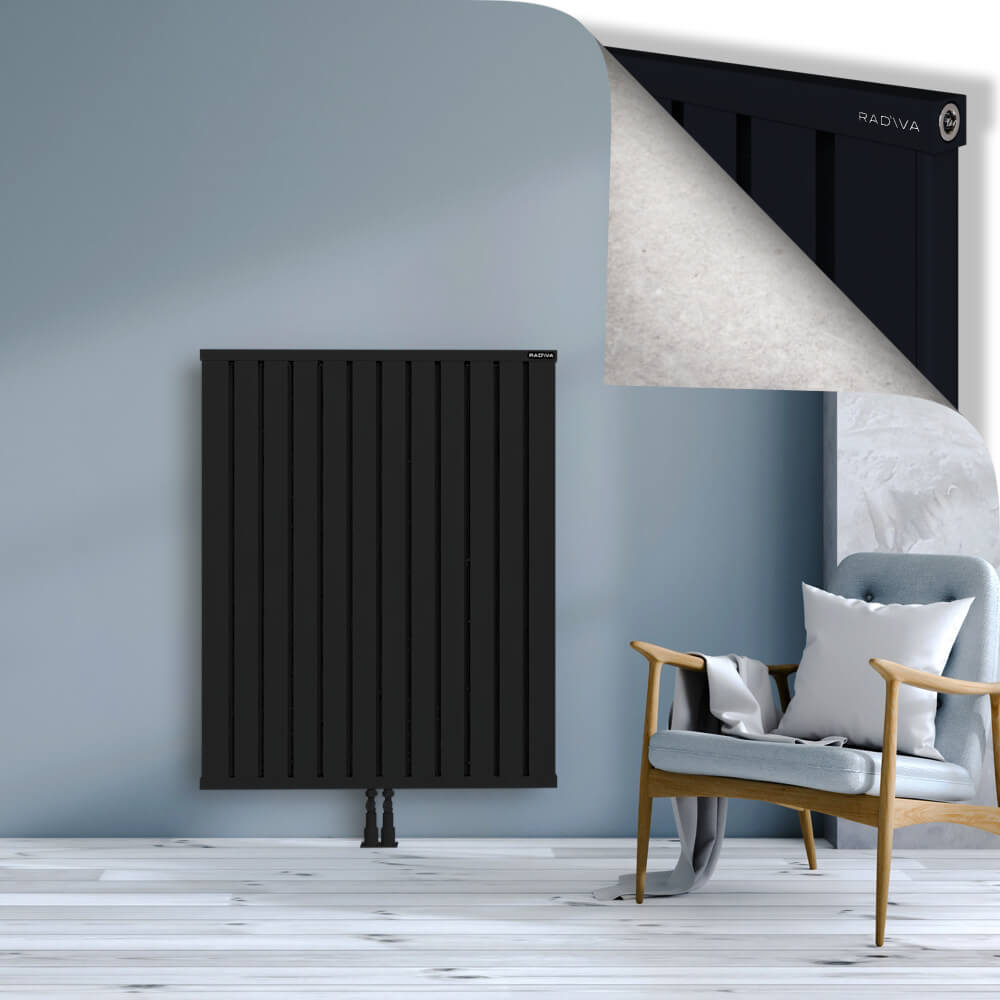 Obi Dekoratif Alüminyum Radyatör 1200x964 Siyah - 2