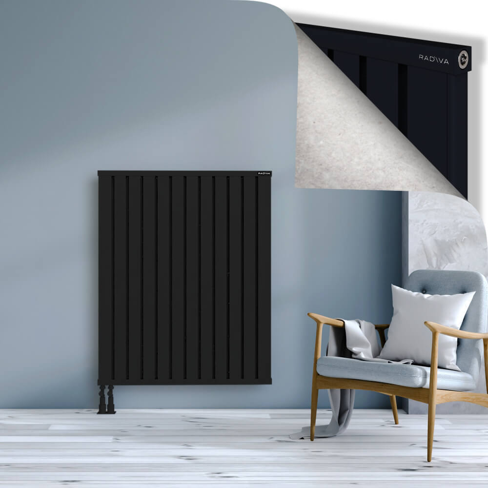 Obi Dekoratif Alüminyum Radyatör 1200x964 Siyah - 4