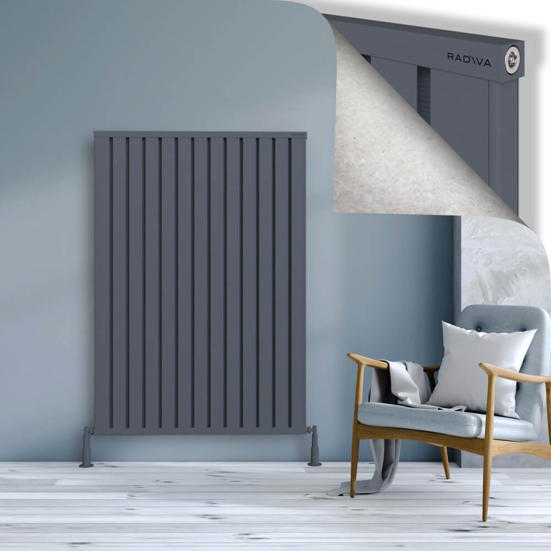 Obi Dekoratif Alüminyum Radyatör 1500x1044 Antrasit