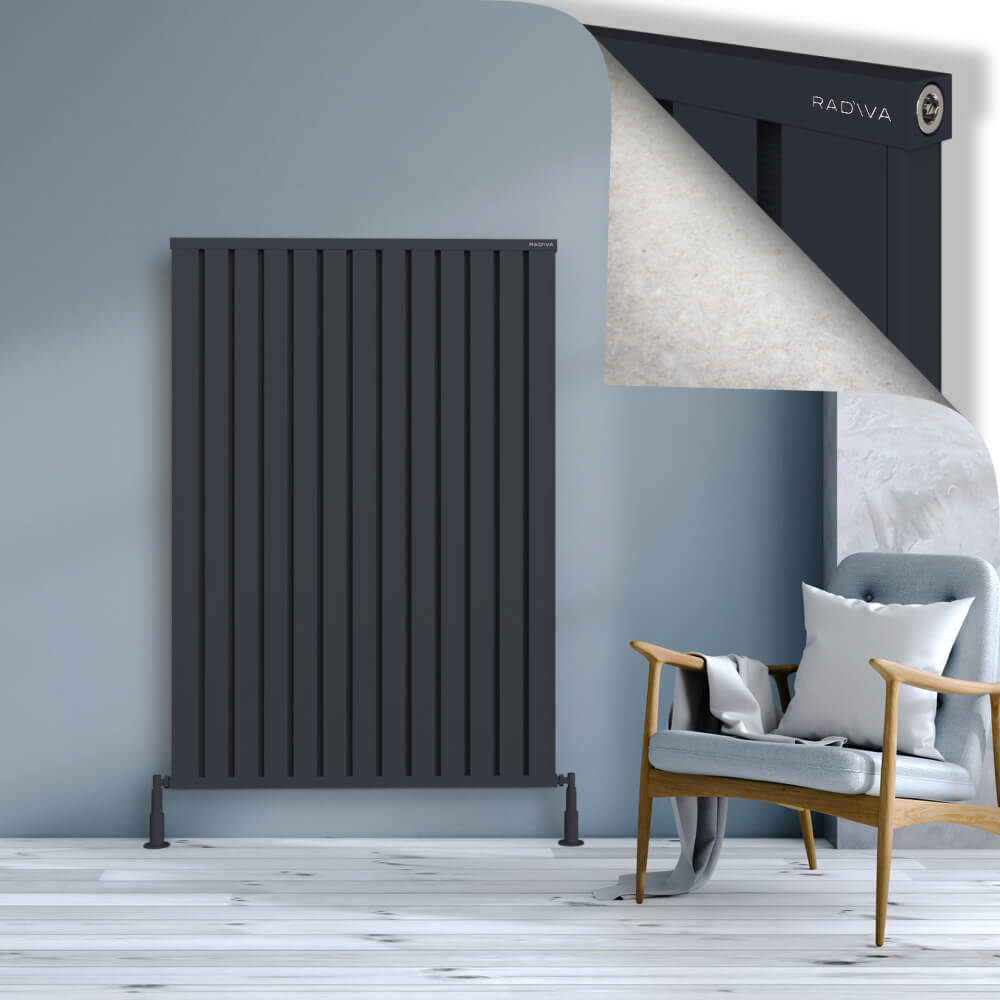 Obi Dekoratif Alüminyum Radyatör 1500x1044 Koyu Antrasit - 1