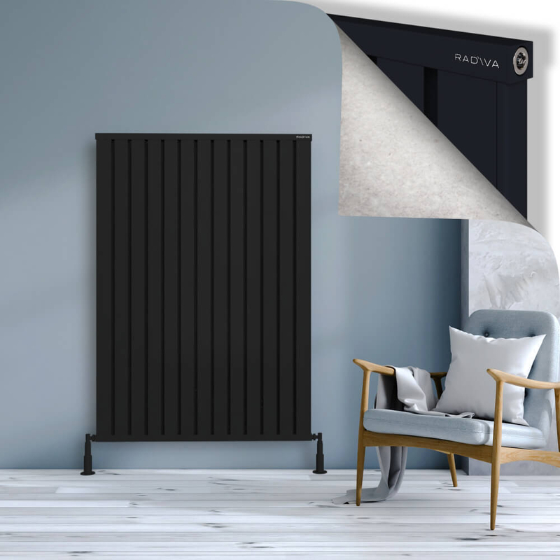 Obi Dekoratif Alüminyum Radyatör 1500x1044 Siyah