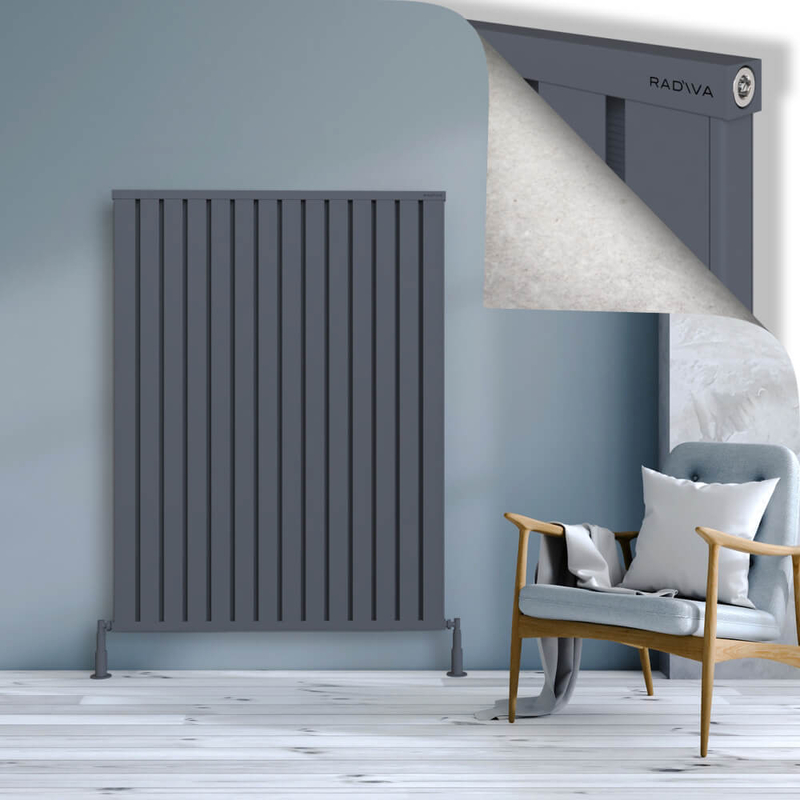 Obi Dekoratif Alüminyum Radyatör 1500x1124 Antrasit 