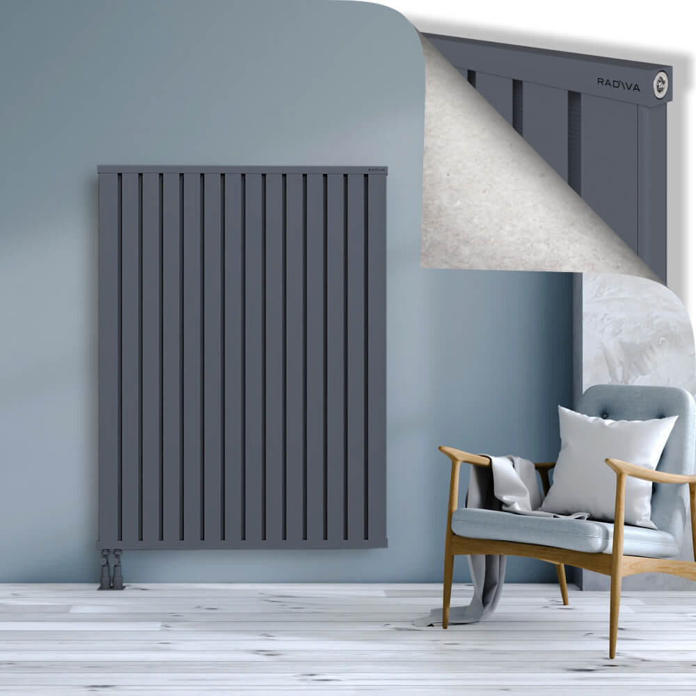 Obi Dekoratif Alüminyum Radyatör 1500x1124 Antrasit - 4