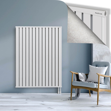 Obi Dekoratif Alüminyum Radyatör 1500x1124 Beyaz Alt Sağ 50mm