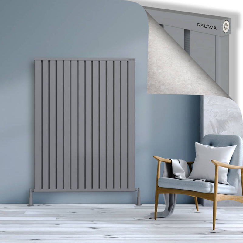 Obi Dekoratif Alüminyum Radyatör 1500x1124 Gri 