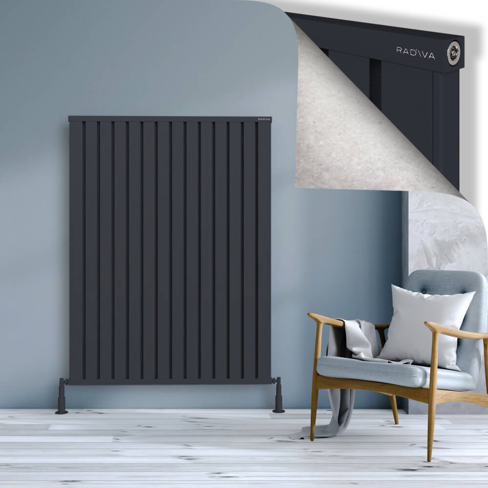 Obi Dekoratif Alüminyum Radyatör 1500x1124 Koyu Antrasit - 1