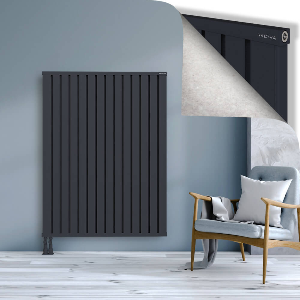 Obi Dekoratif Alüminyum Radyatör 1500x1124 Koyu Antrasit - 4