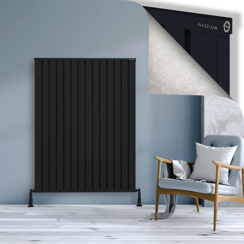 Obi Dekoratif Alüminyum Radyatör 1500x1124 Siyah