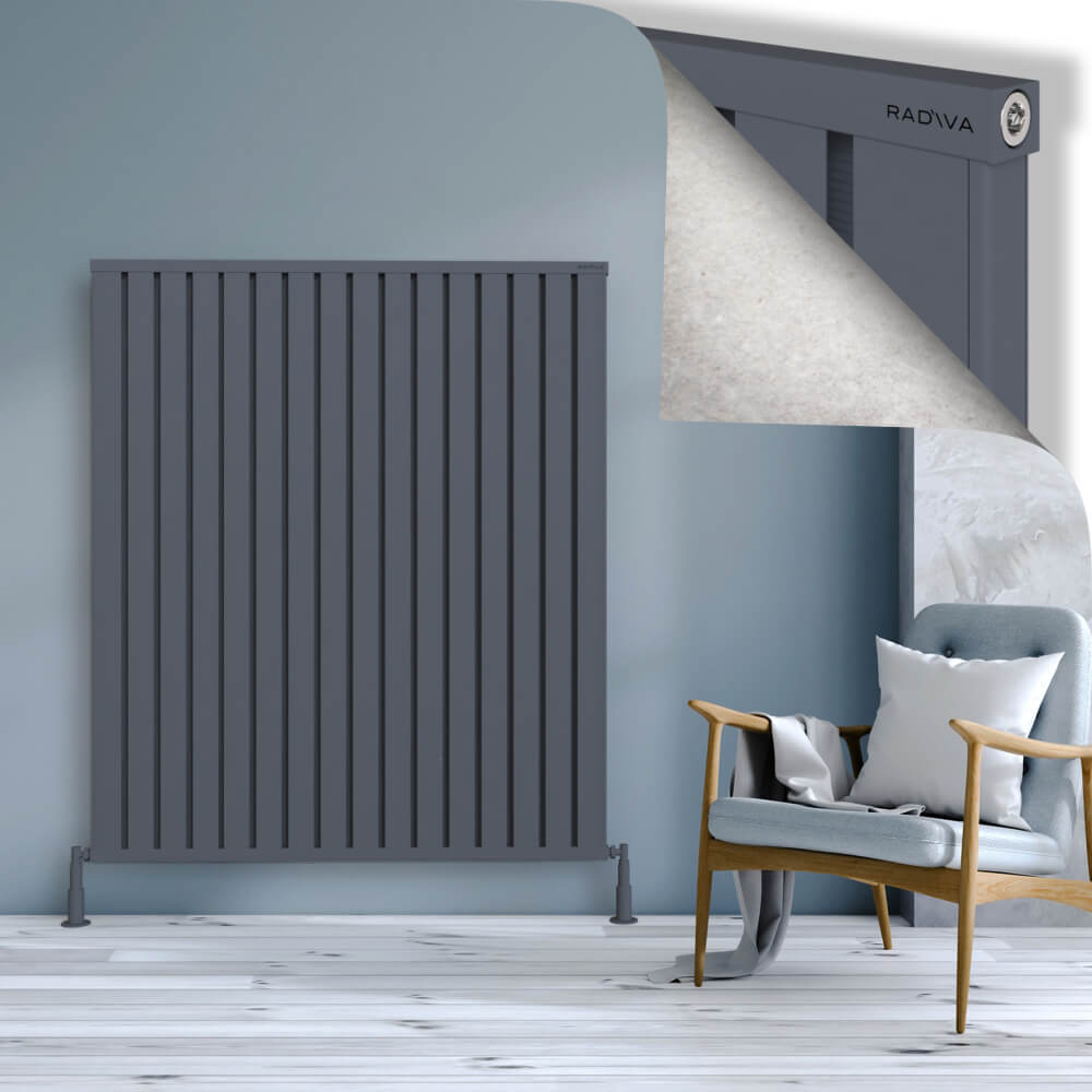 Obi Dekoratif Alüminyum Radyatör 1500x1284 Antrasit - 1