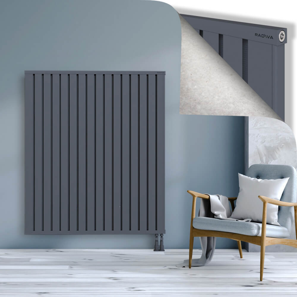 Obi Dekoratif Alüminyum Radyatör 1500x1284 Antrasit - 3