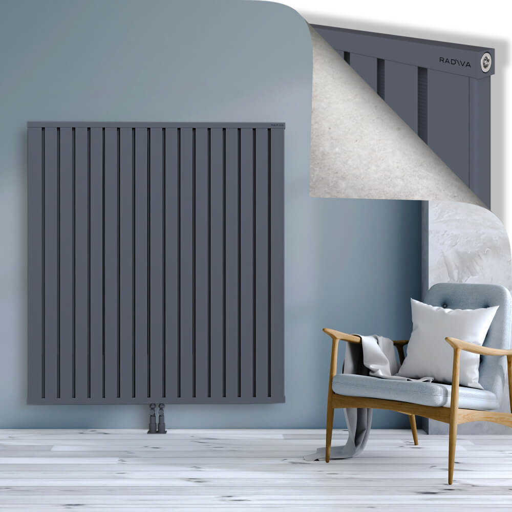 Obi Dekoratif Alüminyum Radyatör 1500x1364 Antrasit - 2