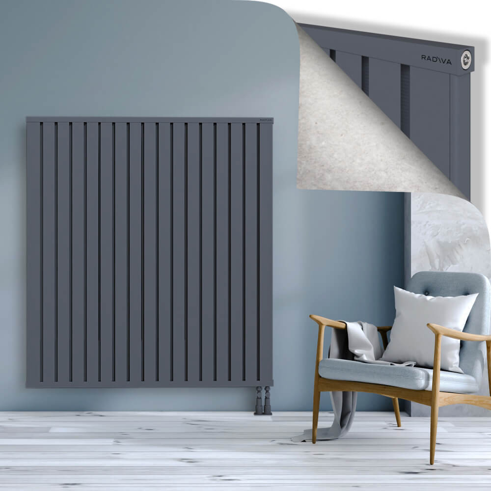 Obi Dekoratif Alüminyum Radyatör 1500x1364 Antrasit - 3