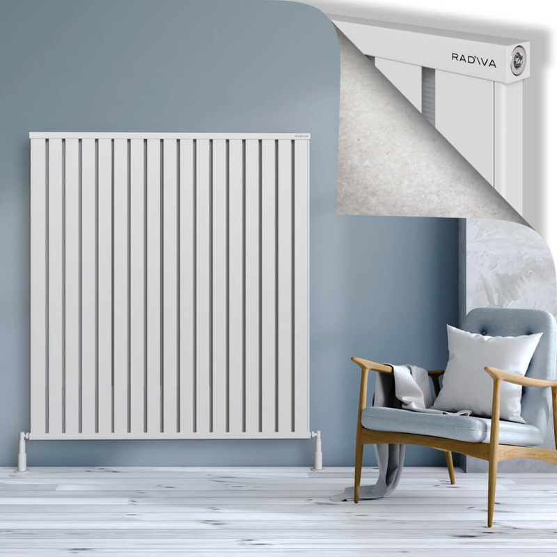 Obi Dekoratif Alüminyum Radyatör 1500x1364 Beyaz