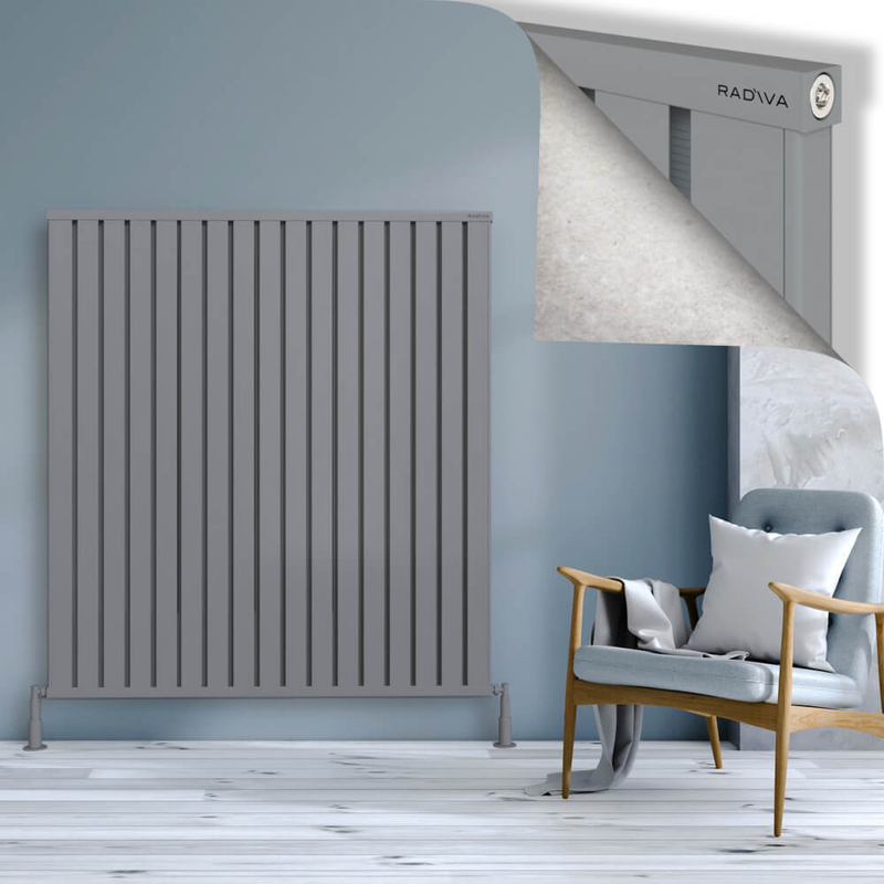 Obi Dekoratif Alüminyum Radyatör 1500x1364 Gri