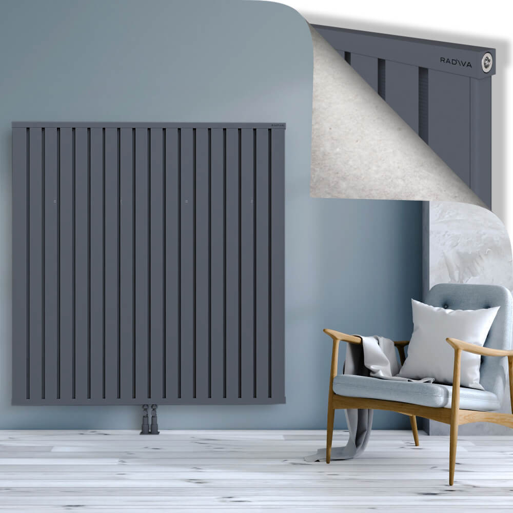Obi Dekoratif Alüminyum Radyatör 1500x1444 Antrasit - 2