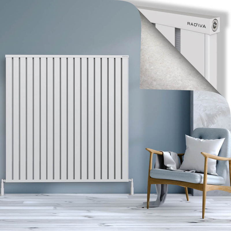 Obi Dekoratif Alüminyum Radyatör 1500x1444 Beyaz