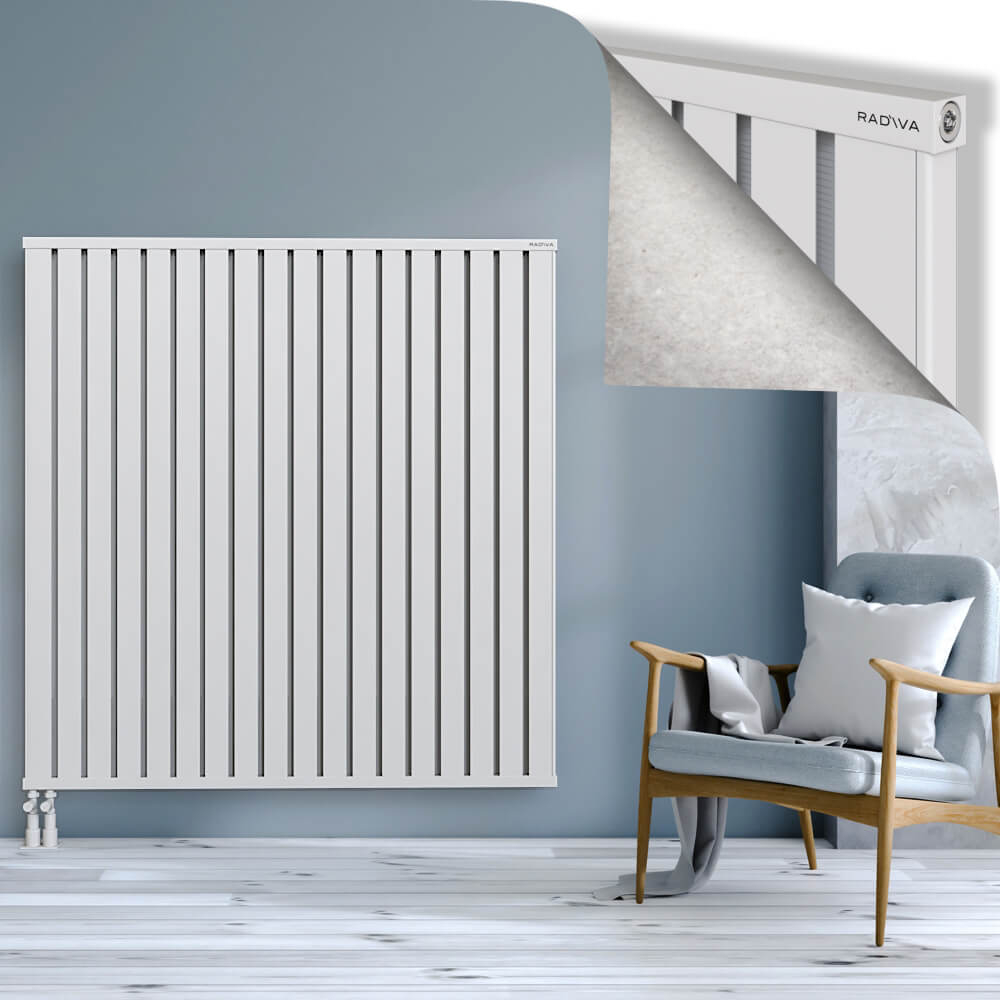 Obi Dekoratif Alüminyum Radyatör 1500x1444 Beyaz - 4