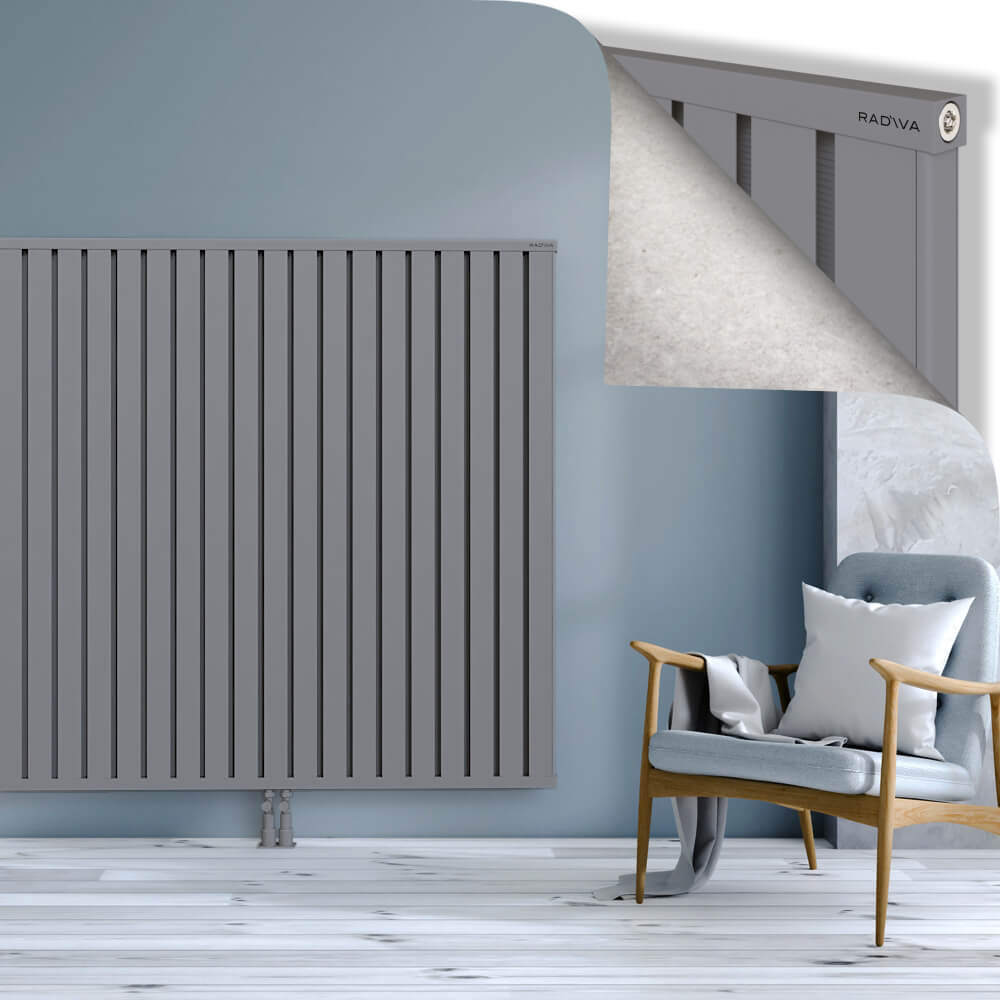 Obi Dekoratif Alüminyum Radyatör 1500x1684 Gri - 2