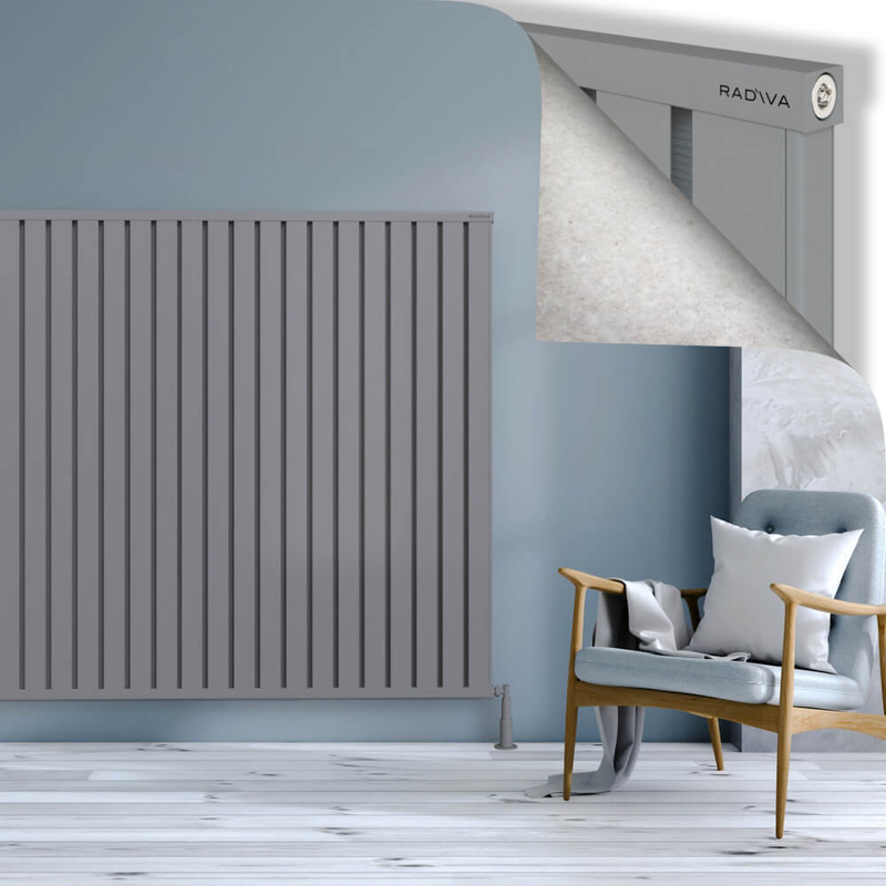 Obi Dekoratif Alüminyum Radyatör 1500x1924 Gri 