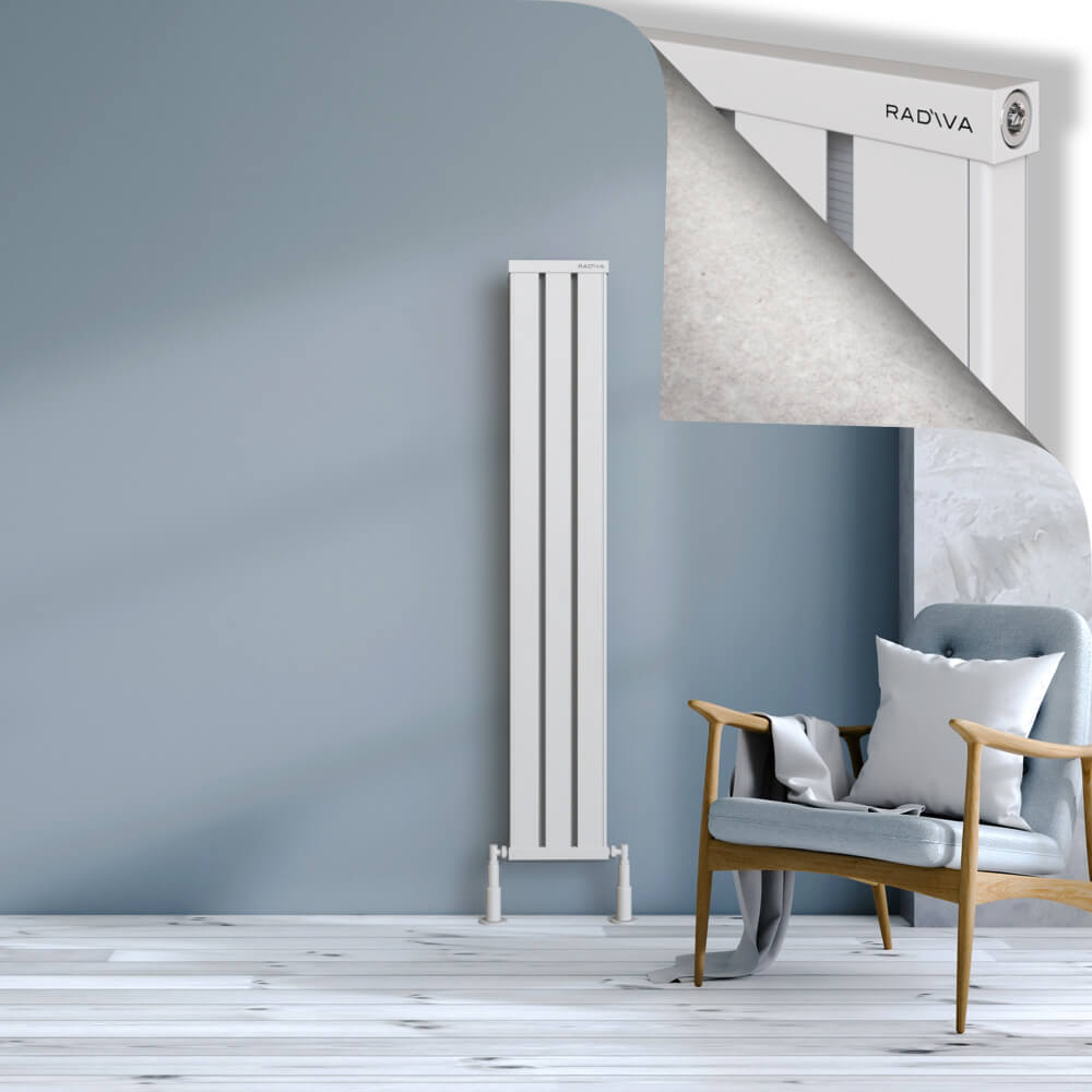 Obi Dekoratif Alüminyum Radyatör 1500x244 Beyaz - 1